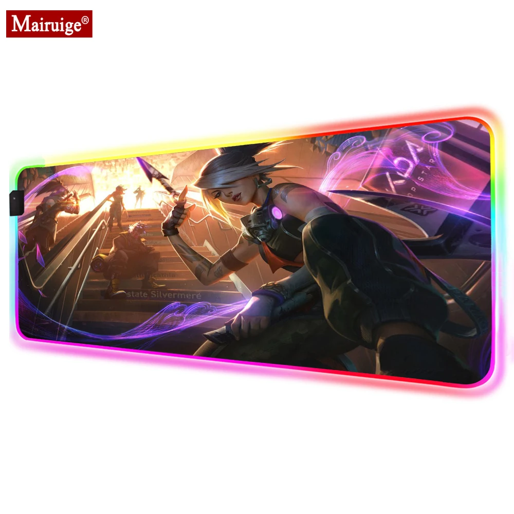 League of Legends Led Mouse Pad Play Mat with Backlight Carpet Mouse Xxl Rgb Mini Pc Gamer Complete Desk Accessories Deco Gaming
League of Legends Led Mouse Pad Play Mat with Backlight Carpet Mouse Xxl Rgb Mini Pc Gamer Complete Desk Accessories Deco Gaming