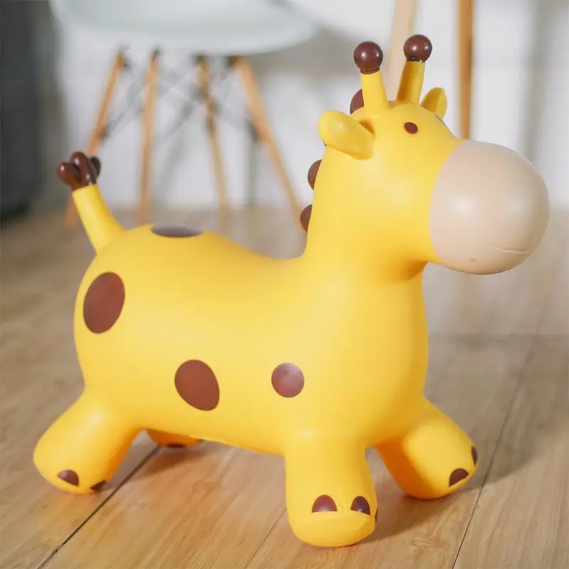 Bouncy Giraffe Hopper Inflatable Jumping Giraffe Inflatable Space Hopper with Hand Pump Ride on Rubber Bouncing Animal Toys
Bouncy Giraffe Hopper Inflatable Jumping Giraffe Inflatable Space Hopper with Hand Pump Ride on Rubber Bouncing Animal Toys