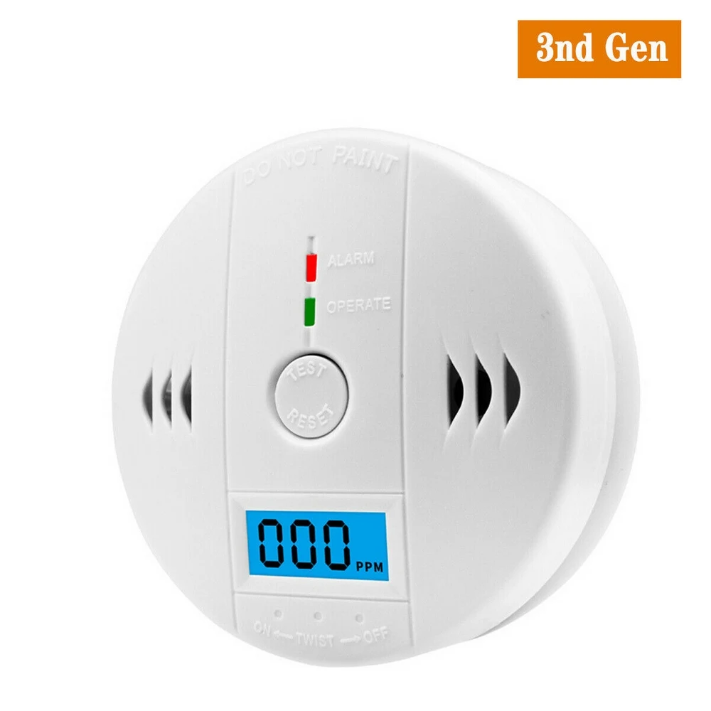 Dropship Home Security 85dB LCD Photoelectric Independent CO Gas Sensor Carbon Monoxide Poisoning Alarm Detector
Dropship Home Security 85dB LCD Photoelectric Independent CO Gas Sensor Carbon Monoxide Poisoning Alarm Detector