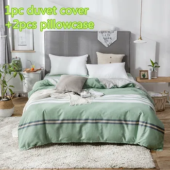 Simple stripe duvet cover sets Pure cotton quilt cover twin single double queen king bedding set 2pc pillowcase comforter cover
Simple stripe duvet cover sets Pure cotton quilt cover twin single double queen king bedding set 2pc pillowcase comforter cover