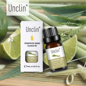 Unclin 10ml Citronella Pure Essential Oils With Gift Box For Aromatherapy Repellent Refreshing Humidifier Diffuser Aromatic Oil
Unclin 10ml Citronella Pure Essential Oils With Gift Box For Aromatherapy Repellent Refreshing Humidifier Diffuser Aromatic Oil