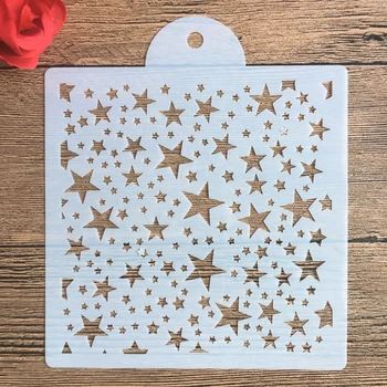 1pc 15 * 15cm mold DIY Pattern hollow template Stencils cake baking sugar powder sieve mold graffiti drawing tiles Stencils -1
1pc 15 * 15cm mold DIY Pattern hollow template Stencils cake baking sugar powder sieve mold graffiti drawing tiles Stencils -1