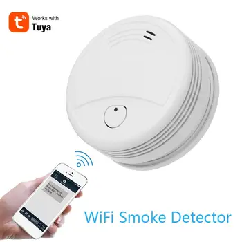 Smoke Detector Sensor Fire Alarm Home Security System Firefighters Wireless Tuya App Control Standalone Smoke Detector Alarm
Smoke Detector Sensor Fire Alarm Home Security System Firefighters Wireless Tuya App Control Standalone Smoke Detector Alarm