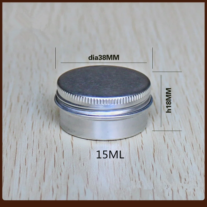 High Quality 15G Empty Aluminum Pot Jars Cosmetic Containers With Lid Eye cream hair conditioner Tin Metal 30/50/100PCS | Красота и