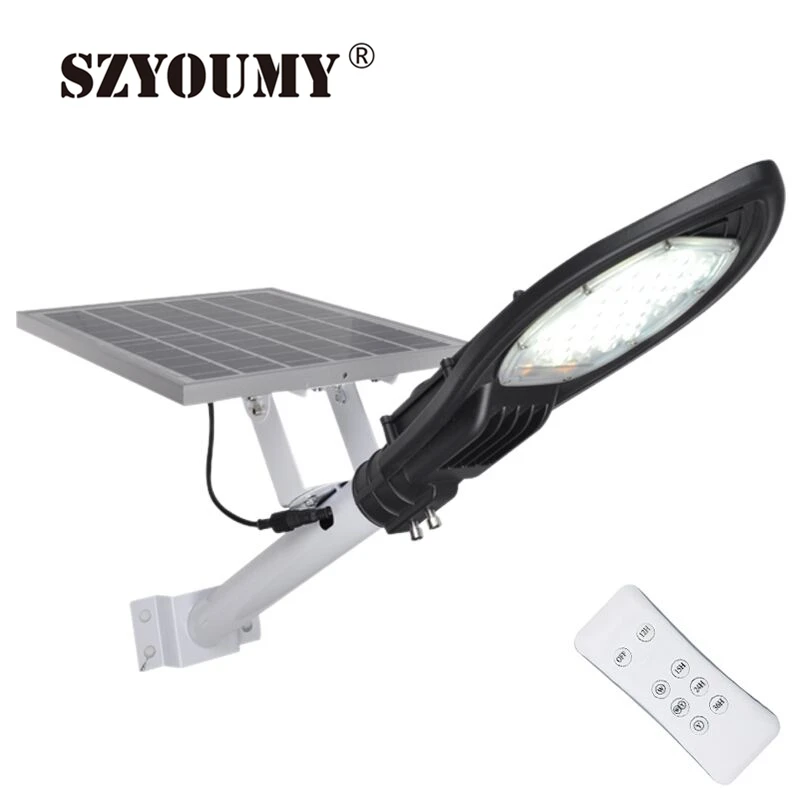 SZYOUMY 40w 60w 120w 180w led solar street light super high lumens with remote timing power and chargeing indicator
SZYOUMY 40w 60w 120w 180w led solar street light super high lumens with remote timing power and chargeing indicator