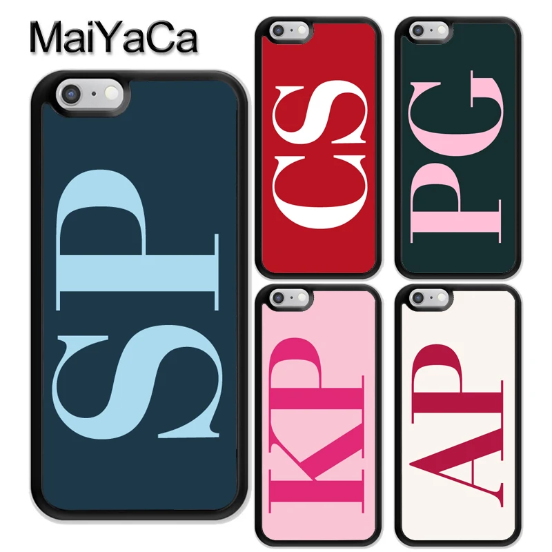 MaiYaCa Large Initial Monogram Personalized Phone Case For iPhone X 6 6S 7 8 Plus 5 5S SE Cover For iPhone XS Max XR TPU Coque
MaiYaCa Large Initial Monogram Personalized Phone Case For iPhone X 6 6S 7 8 Plus 5 5S SE Cover For iPhone XS Max XR TPU Coque