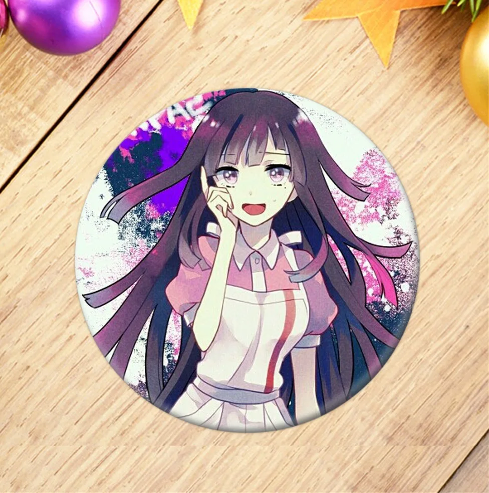Игра Аниме Danganronpa: Trigger Happy Havoc значок для косплея мультяшная фигура металлический
