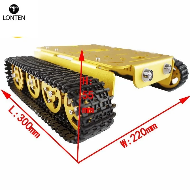 Metal t Tank Car Chassis Caterpillar with High Torque Motor With Hall Sensor Speed Measure Remote Control
Metal t Tank Car Chassis Caterpillar with High Torque Motor With Hall Sensor Speed Measure Remote Control