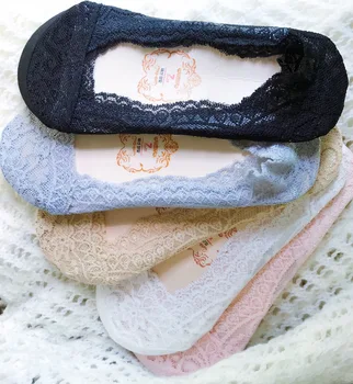 Transparent Short Lace Socks Women Summer Hollow Out Boat Socks Slippers Female Soft Low Invisible Socks for Silicone sole
Transparent Short Lace Socks Women Summer Hollow Out Boat Socks Slippers Female Soft Low Invisible Socks for Silicone sole