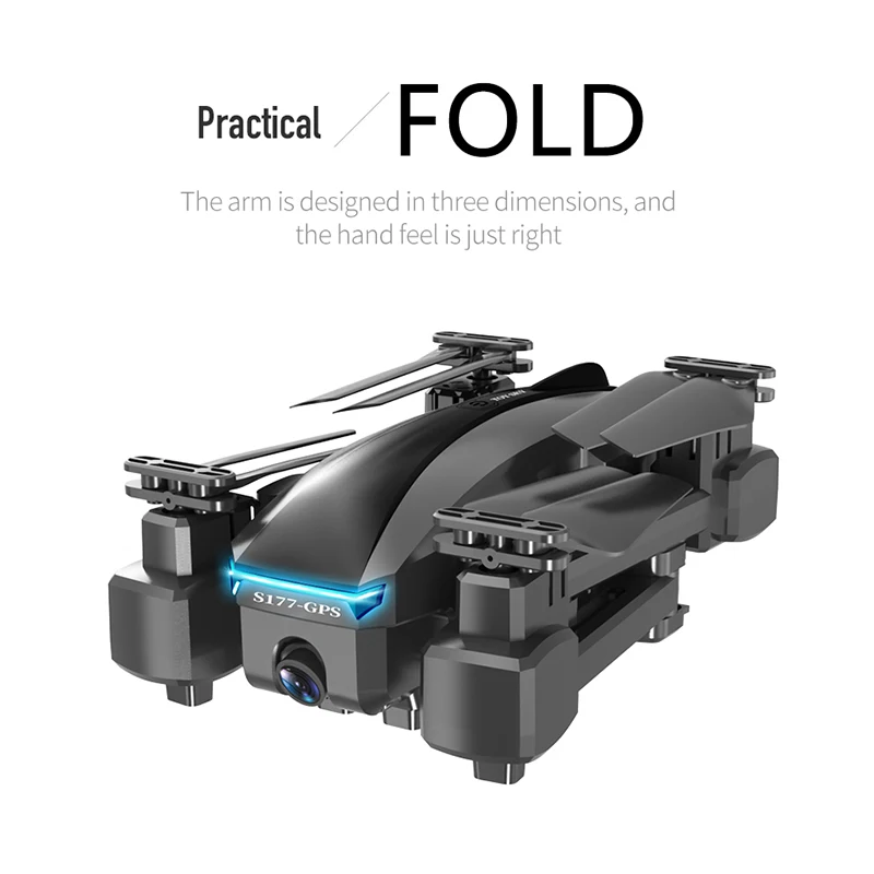 2020 NEW S177 Drone GPS Optical Flow 4K 2.4G/5G WIFI HD Wide Angle Dual Camera FVP RC Quadcopter
2020 NEW S177 Drone GPS Optical Flow 4K 2.4G/5G WIFI HD Wide Angle Dual Camera FVP RC Quadcopter