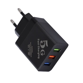 5G fast charger 110V240V wall charging 5V 2.4A 3 USB charger 2400mA for xiaomi huawei iphone xs 11 GT
5G fast charger 110V240V wall charging 5V 2.4A 3 USB charger 2400mA for xiaomi huawei iphone xs 11 GT