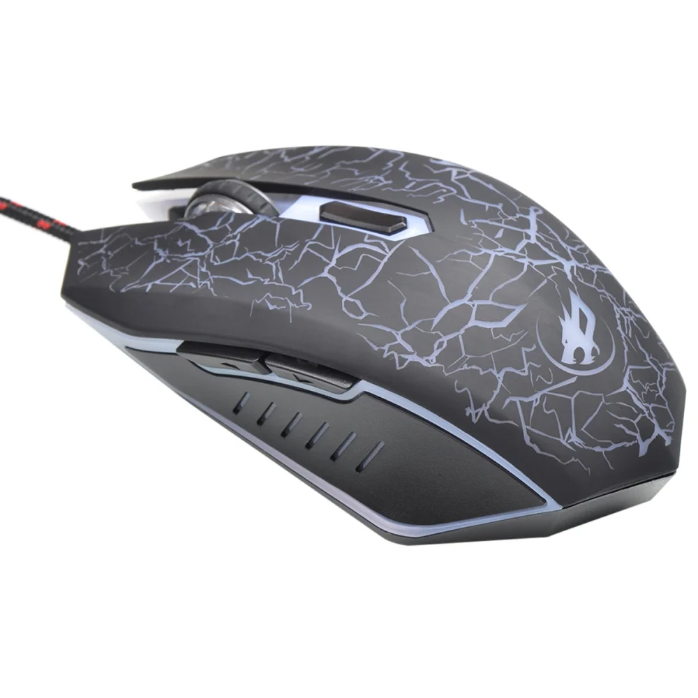Optical USB Wired Ergonomic Gaming Mouse Mice with 4 DPI High Precision Settings Up to 2400 DPI 6 Button 7 Lighting Color for La
Optical USB Wired Ergonomic Gaming Mouse Mice with 4 DPI High Precision Settings Up to 2400 DPI 6 Button 7 Lighting Color for La