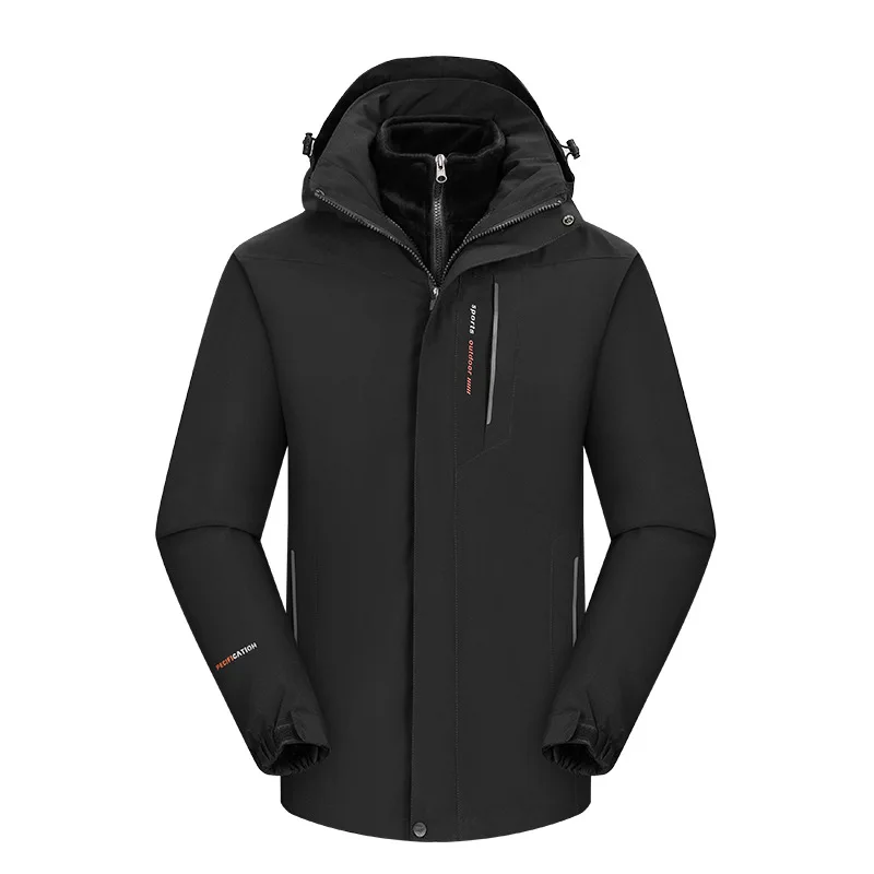 Outdoor Jackets Men and Women Waterproof Breathable Three-in-one Two-piece High-elastic Foil Removable Thick Water Fleece Inner
Outdoor Jackets Men and Women Waterproof Breathable Three-in-one Two-piece High-elastic Foil Removable Thick Water Fleece Inner