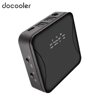 docooler HD Bluetooth5.0 Audio Transmitter Receiver CSR8675 APTX LL HD Audio Wireless Adapter 3.5mm AUX Jack/SPDIF/RCA for TV PC
docooler HD Bluetooth5.0 Audio Transmitter Receiver CSR8675 APTX LL HD Audio Wireless Adapter 3.5mm AUX Jack/SPDIF/RCA for TV PC