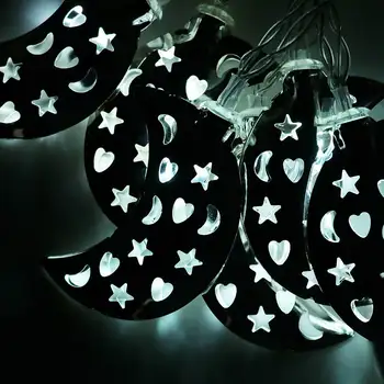 Ramadan Muslim Decoration Led Light 1.6M Sliver Moon Shape LED Holiday Decorated String Light for Ramadan Festival
Ramadan Muslim Decoration Led Light 1.6M Sliver Moon Shape LED Holiday Decorated String Light for Ramadan Festival