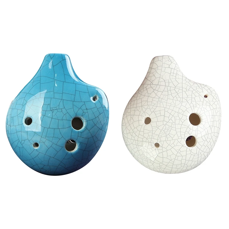 Фото Harmony 6 Holes Soprano C Ceramic Ocarina - Dexterous Easy to Learn Good for Beginner & Great Gift Crack  Спорт и | Ocarina (1005002253141034)