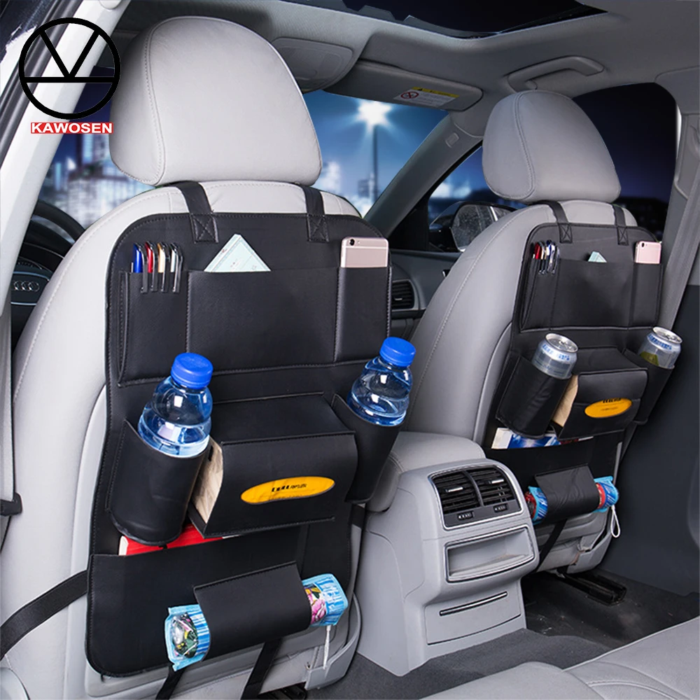 KAWOSEN Car Seat Organizer Back Bag Backseat Car Organizer Chair Storage Pocket Box Travel PU Leather Stowing Tidying SBCB09
KAWOSEN Car Seat Organizer Back Bag Backseat Car Organizer Chair Storage Pocket Box Travel PU Leather Stowing Tidying SBCB09