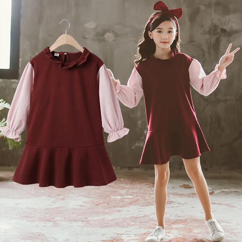 New Arrival 2020 Spring Girls Dresses Stripe Patchwork Baby Princess Dress Children Clothes Ruffles Kids Dresses for Girl, #8322
New Arrival 2020 Spring Girls Dresses Stripe Patchwork Baby Princess Dress Children Clothes Ruffles Kids Dresses for Girl, #8322