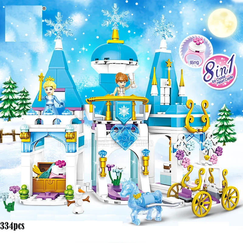 Disney 8-in-1 Friend Series Princess Crystal Castle Building Block Set Igloo Carriage City Child Girl Birthday Christmas Gift
Disney 8-in-1 Friend Series Princess Crystal Castle Building Block Set Igloo Carriage City Child Girl Birthday Christmas Gift