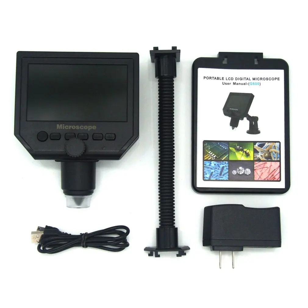 2019 New G600 8LED 600X USB Digital Microscope Handheld Electron Microscope with Measuring Ruler Bracket
2019 New G600 8LED 600X USB Digital Microscope Handheld Electron Microscope with Measuring Ruler Bracket