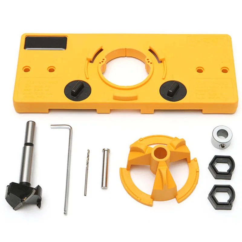 35MM Cup Style Hinge Boring Jig Drill Guide Set Door Hole Template For Kreg Tool Punching Device Hinge Jig Drill Guide Tools Kit
35MM Cup Style Hinge Boring Jig Drill Guide Set Door Hole Template For Kreg Tool Punching Device Hinge Jig Drill Guide Tools Kit