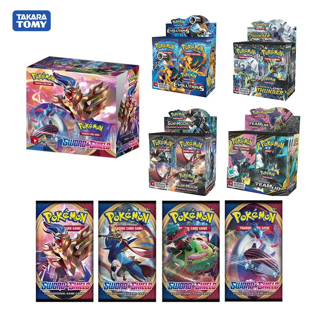 Sword Shield Vmax 324pcs Cards Pokemon Card Sun & Moon Lost Thunder Booster Box Trading Card Game Kids Collection Toys
Sword Shield Vmax 324pcs Cards Pokemon Card Sun & Moon Lost Thunder Booster Box Trading Card Game Kids Collection Toys