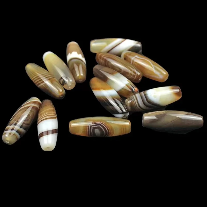 Natural Coffee Stripes Agates Oval Shape Beads 10*30mm Stones Rice Shape Handmade Bracelet Beads Accessory For Jewelry Making
Natural Coffee Stripes Agates Oval Shape Beads 10*30mm Stones Rice Shape Handmade Bracelet Beads Accessory For Jewelry Making