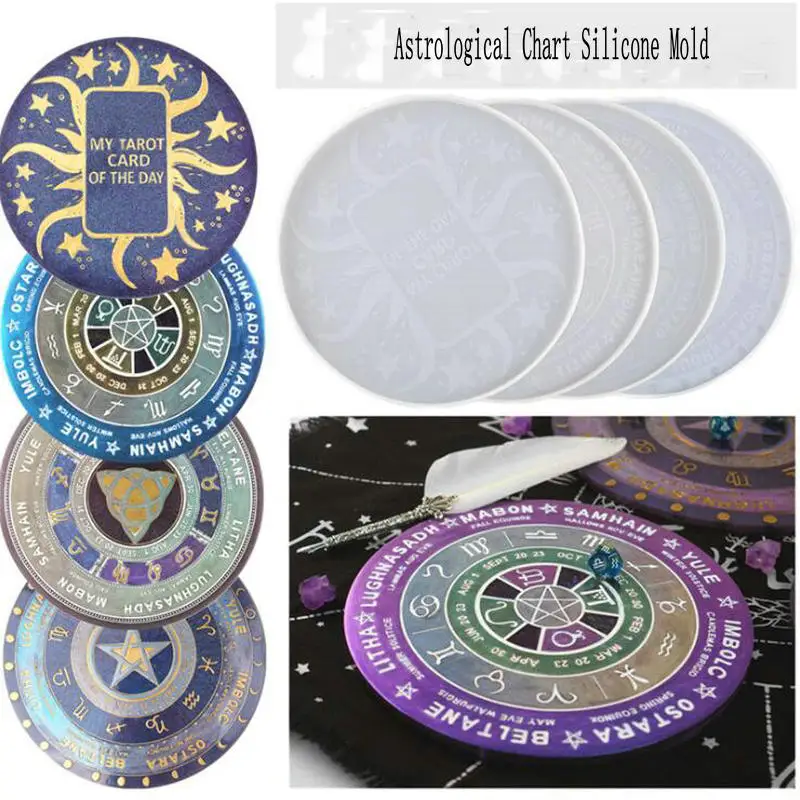 DIY Constellation Compass Divination Epoxy Resin Silicone Mold Jewelry Fillings Pendant Mould Accessory Charms Handmade Craft
DIY Constellation Compass Divination Epoxy Resin Silicone Mold Jewelry Fillings Pendant Mould Accessory Charms Handmade Craft