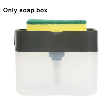 Soap Dispenser Abs Creative Kitchen Soap Box Manual Pressed Liquid Soap Dispenser With Washing Sponge
Soap Dispenser Abs Creative Kitchen Soap Box Manual Pressed Liquid Soap Dispenser With Washing Sponge