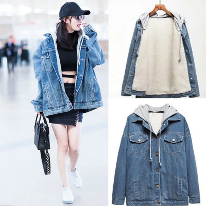 Women's jeans jacket with hood winter hooded velvet jacket female 2019 quilted warm jacket women's direct
Women's jeans jacket with hood winter hooded velvet jacket female 2019 quilted warm jacket women's direct