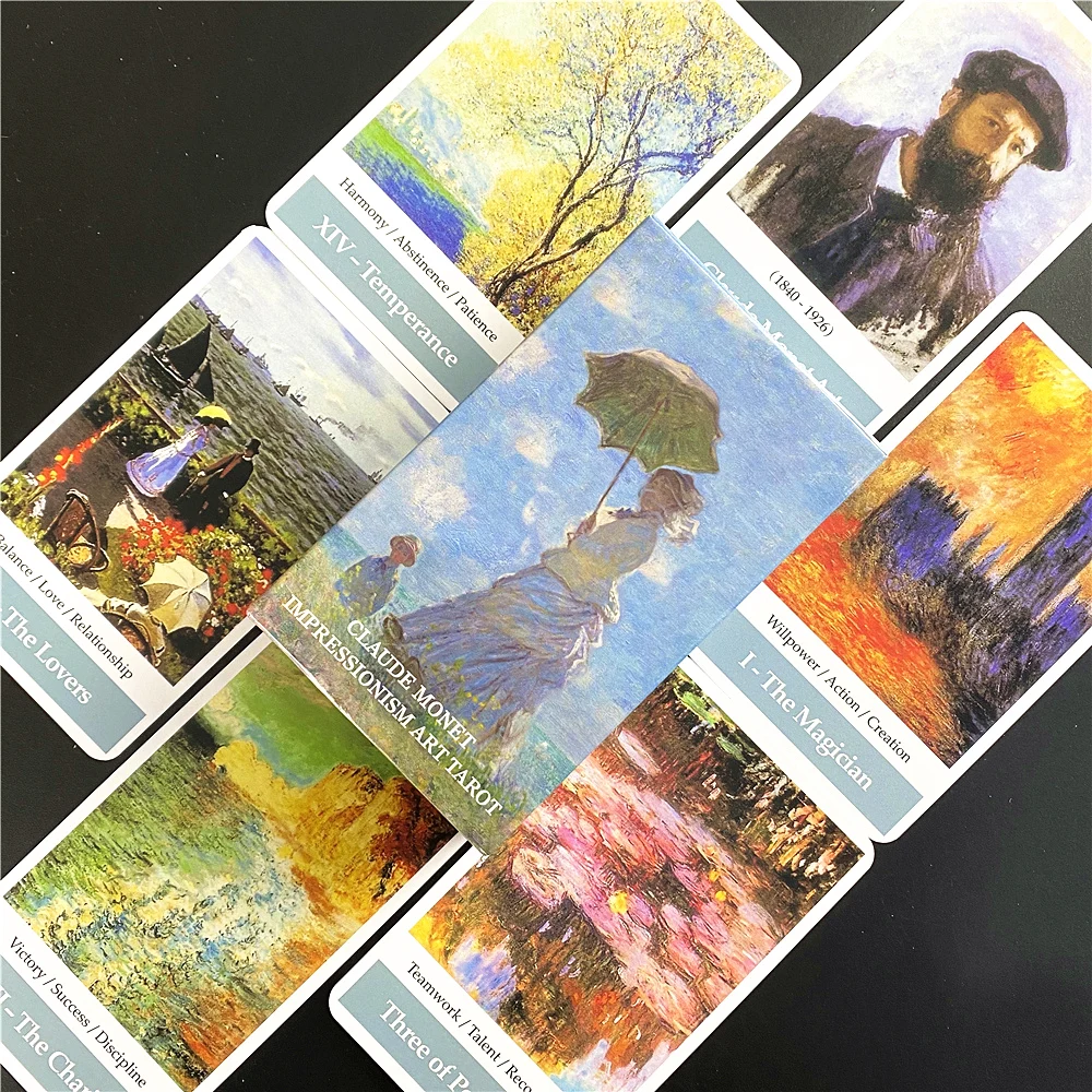 Claude Monet Tarot Deck Impressionism Art Tarot Card Game Gift With Pdf Guidebook Card Game Board Game
Claude Monet Tarot Deck Impressionism Art Tarot Card Game Gift With Pdf Guidebook Card Game Board Game