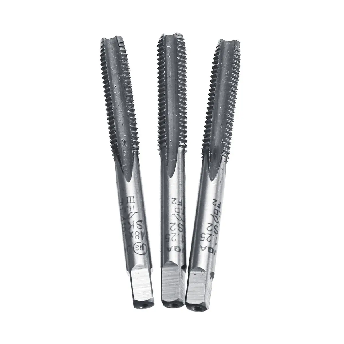 HSS Tap and Die Set 3Pcs/Set M3-M8 Metric Screw Tap Hand Tap Cutting Tools Straight Grooving Machine Individual Taper Plug Taps
HSS Tap and Die Set 3Pcs/Set M3-M8 Metric Screw Tap Hand Tap Cutting Tools Straight Grooving Machine Individual Taper Plug Taps