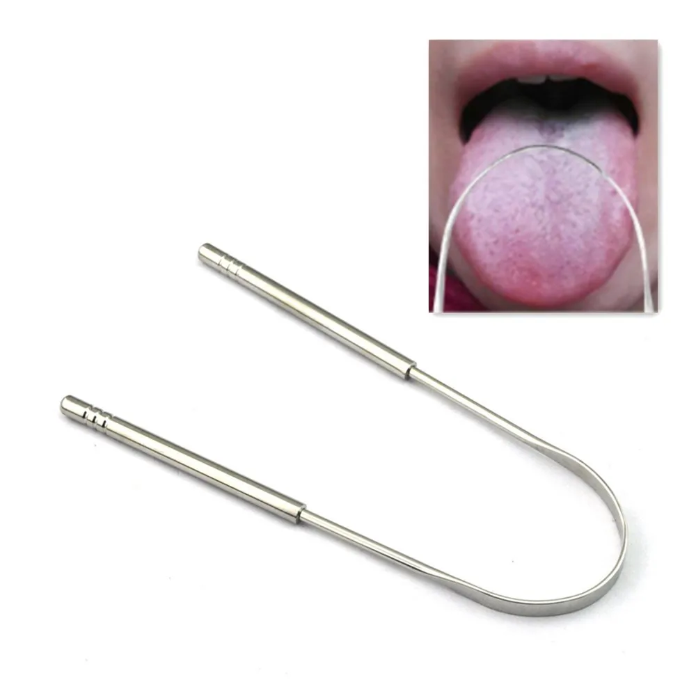 Stainless Steel Tongue Scraper Dental Scraping Fresh Breath Toothbrush Squeegee Oral Cleaner Health Clean Tool Cleaning Brush
Stainless Steel Tongue Scraper Dental Scraping Fresh Breath Toothbrush Squeegee Oral Cleaner Health Clean Tool Cleaning Brush