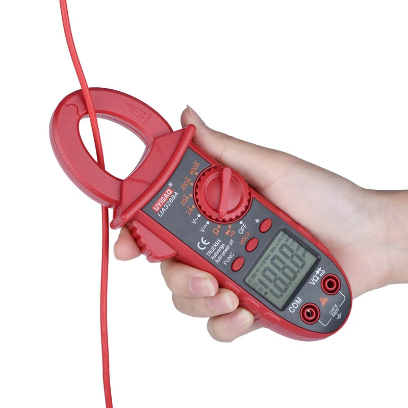 UA3268A Clamp Meter 2000 Counts 600 Amps Manual Ranging Multimeter Digital AC DC Current Voltage Tester Handheld Tools QHTITEC
UA3268A Clamp Meter 2000 Counts 600 Amps Manual Ranging Multimeter Digital AC DC Current Voltage Tester Handheld Tools QHTITEC