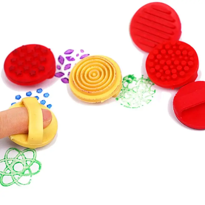 1 Set Children Rubber Finger Seal Stamp Palm Print Kindergarten Creative Art Tool Set Painting Coloring Graffiti Tools
1 Set Children Rubber Finger Seal Stamp Palm Print Kindergarten Creative Art Tool Set Painting Coloring Graffiti Tools