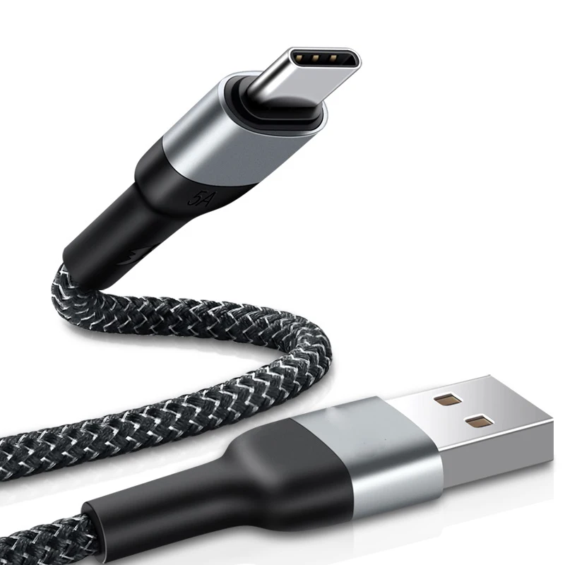 USB Type C 3.1 Nylon Charging Charger Charge for Xiaomi mi A2 A1 MI 8 Elephone U / Pro Z1 BQ Aquaris X | Мобильные телефоны и