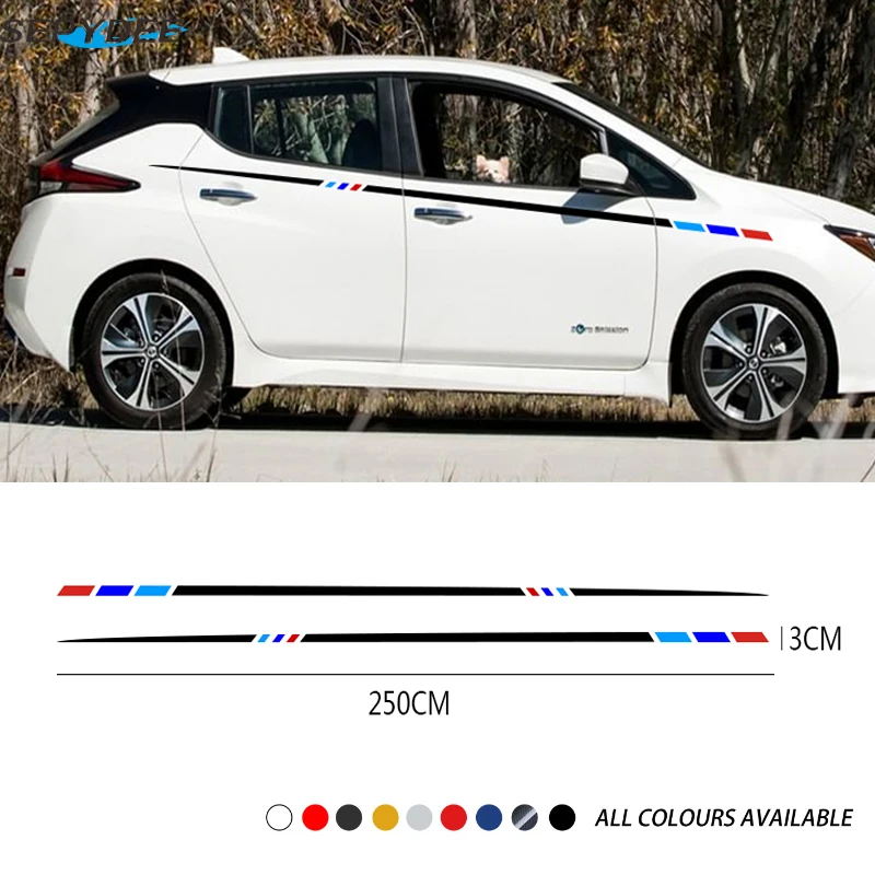 2Pcs/lot Car Stickers Car Body Side Sticker Waist Line Long Stripes Decals Sport Styling Decoration Automobile Accessories
2Pcs/lot Car Stickers Car Body Side Sticker Waist Line Long Stripes Decals Sport Styling Decoration Automobile Accessories