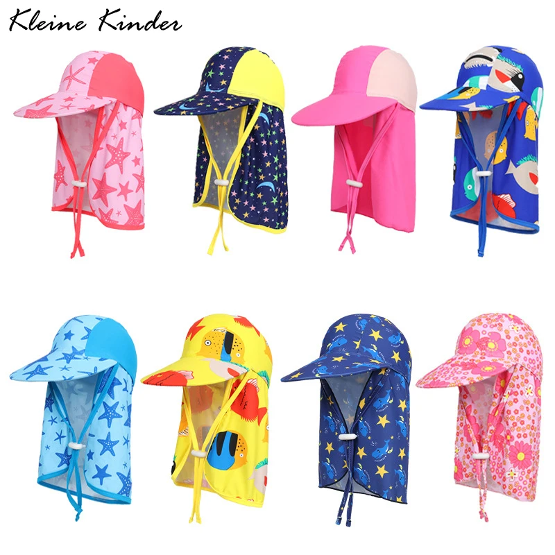 Children's Cap with Neck Protection Covers Sun for Child Big Brim UV Swimming Cap Adjustable Summer Beach Hat with Ear Cover
Children's Cap with Neck Protection Covers Sun for Child Big Brim UV Swimming Cap Adjustable Summer Beach Hat with Ear Cover