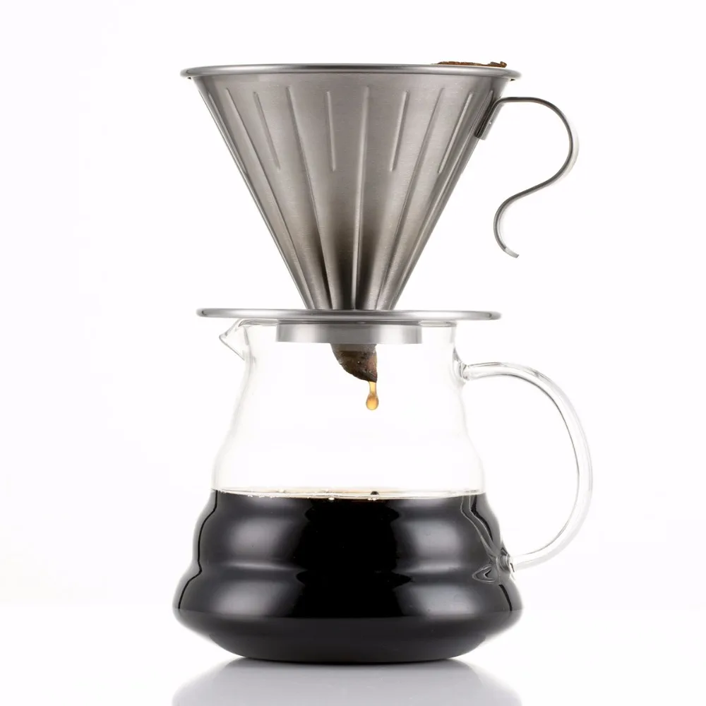 Stainless Steel Engine V60 Style Coffee Drip Filter Cup Portable Reusable Paperless Pour Over for Office Home Outdoor Use
Stainless Steel Engine V60 Style Coffee Drip Filter Cup Portable Reusable Paperless Pour Over for Office Home Outdoor Use