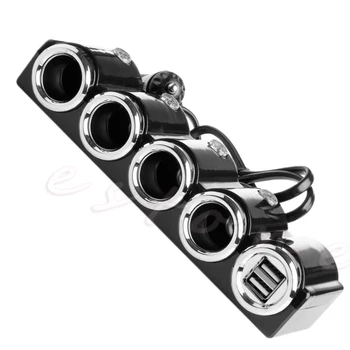 1pcs New USB 4 Way Car Cigarette Lighter Socket Splitter Charger Power Adapter DC 12V-24V
1pcs New USB 4 Way Car Cigarette Lighter Socket Splitter Charger Power Adapter DC 12V-24V