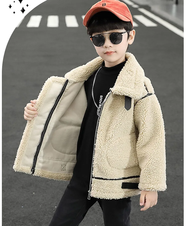 Boy's Lamb Fur Coat Autumn and Winter New Baby Fleece Children's Fur one Body Thickened Clothes 2-12Y
Boy's Lamb Fur Coat Autumn and Winter New Baby Fleece Children's Fur one Body Thickened Clothes 2-12Y