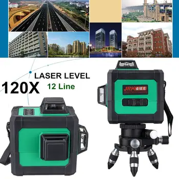 New Laser Level 12 Lines 3D Level with Tripod Self-Leveling 360 Horizontal And Vertical Cross Super Powerful Green Laser Level
New Laser Level 12 Lines 3D Level with Tripod Self-Leveling 360 Horizontal And Vertical Cross Super Powerful Green Laser Level