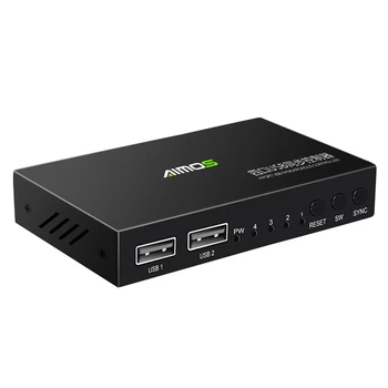 Splitter KVM Switcher Synchronous Controller Gaming 4 Port USB2.0 Data Transmission Keyboard Mouse For Computer Accessories
Splitter KVM Switcher Synchronous Controller Gaming 4 Port USB2.0 Data Transmission Keyboard Mouse For Computer Accessories