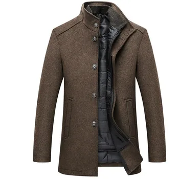 ZOGAA 2019 New Wool Coat Men Thick Overcoats Topcoat Mens Single Breasted Coats And Jackets With Adjustable Vest 4 Colours M-3XL
ZOGAA 2019 New Wool Coat Men Thick Overcoats Topcoat Mens Single Breasted Coats And Jackets With Adjustable Vest 4 Colours M-3XL
