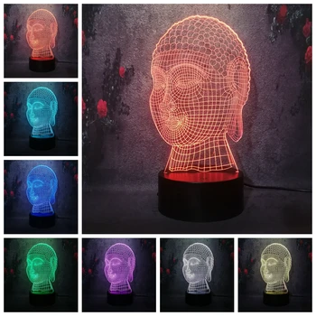 Buddha Bodhisattva Religion Belief Xmas Halloween Festival Lighting Lamp Home Decor Night Light Table Kid Gift 3D USB LED Flash
Buddha Bodhisattva Religion Belief Xmas Halloween Festival Lighting Lamp Home Decor Night Light Table Kid Gift 3D USB LED Flash