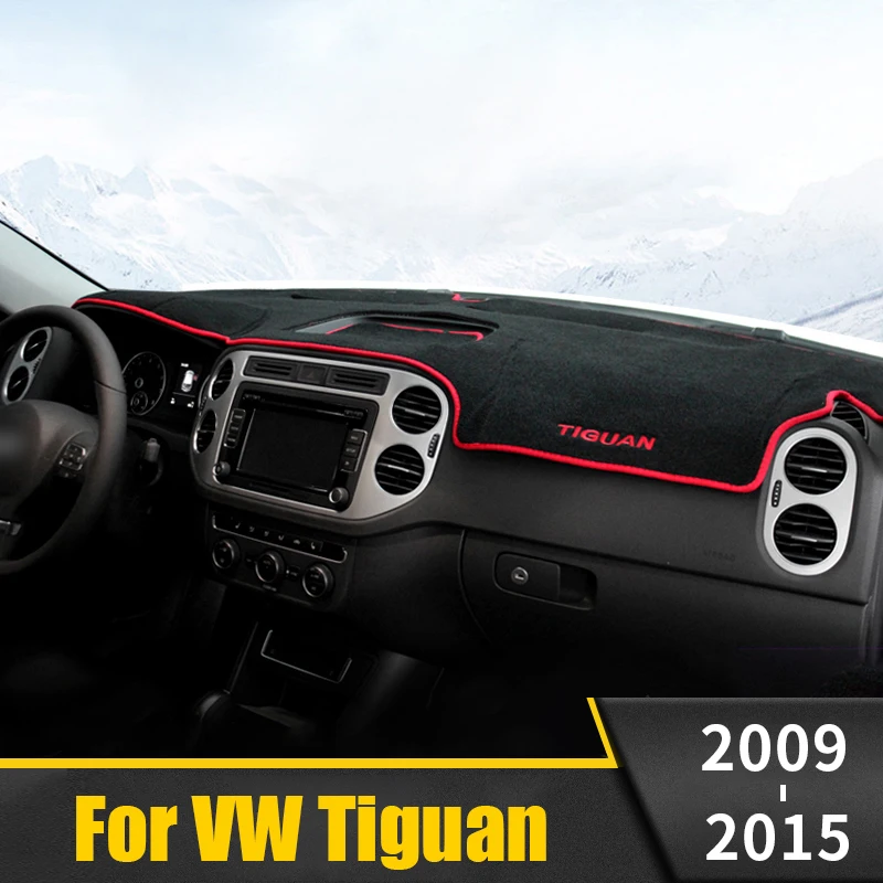 Чехол для приборной панели автомобиля Volkswagen VW Tiguan 2009 2015 2016 2017 2018 2019 затеняющий