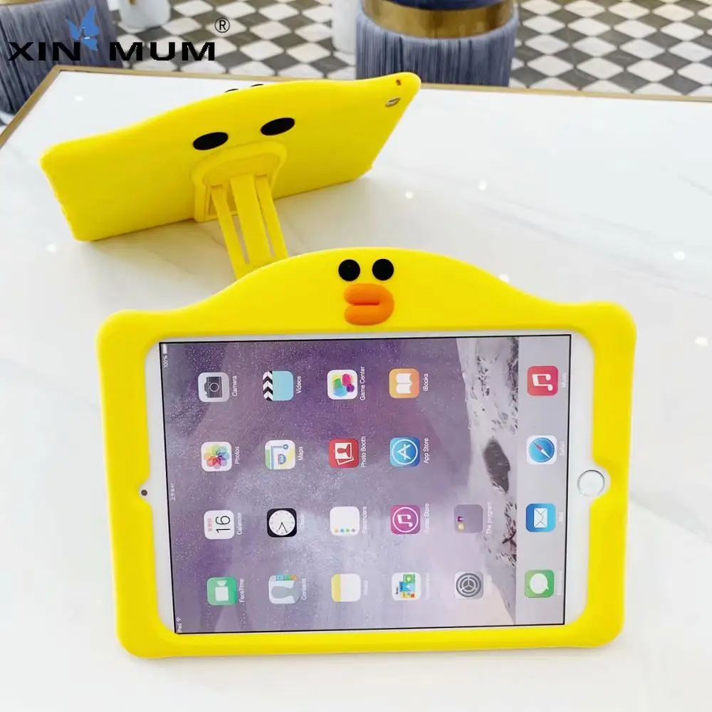 Adjustable Kickstand Cute Cartoon Duck Case Cover for IPad 9.7 2018 2017 Pro 9.7 Tablet Silicon Case for Air 1 2 Shell Funda
Adjustable Kickstand Cute Cartoon Duck Case Cover for IPad 9.7 2018 2017 Pro 9.7 Tablet Silicon Case for Air 1 2 Shell Funda