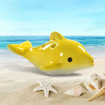 Ocarina Flute Musical Instruments Dolphin Shaped 6 Hole Ceramic Gift Ceramic Ocarina Instrument Cute Alto C
Ocarina Flute Musical Instruments Dolphin Shaped 6 Hole Ceramic Gift Ceramic Ocarina Instrument Cute Alto C