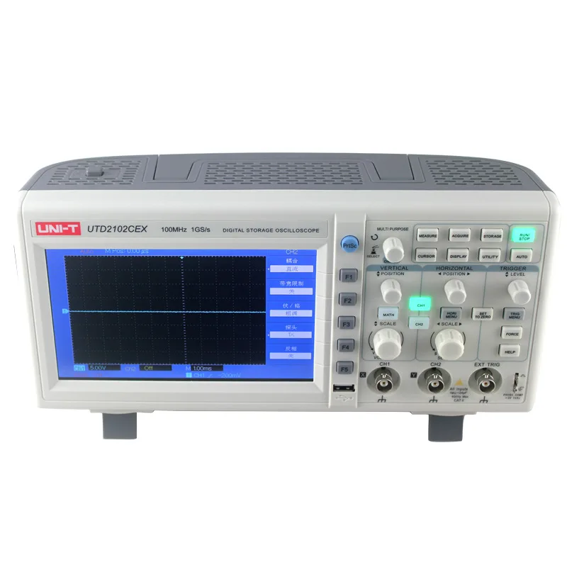 UNI-T/Youlide UTD2102CEX Digital Storage Oscilloscope 100M with Numbers Oscillograph
UNI-T/Youlide UTD2102CEX Digital Storage Oscilloscope 100M with Numbers Oscillograph