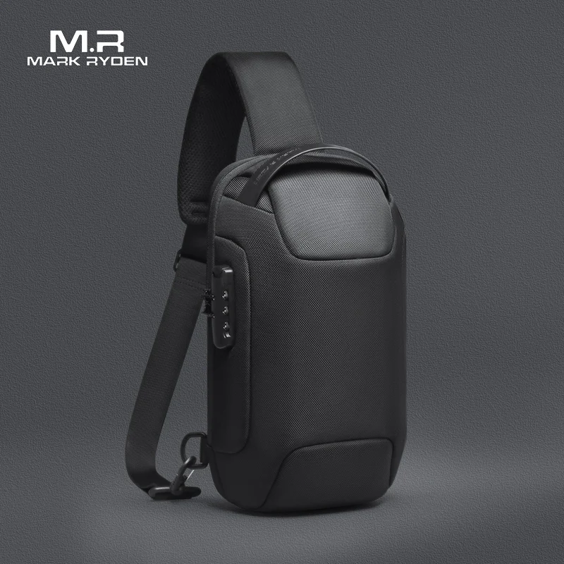 2021 Mark Ryden Men shoulder Bag TSA Anti-theft Lock Men Crossbody Bag Free-Charging Sling bag Men YKK Zipper Men Shoulder Bag
